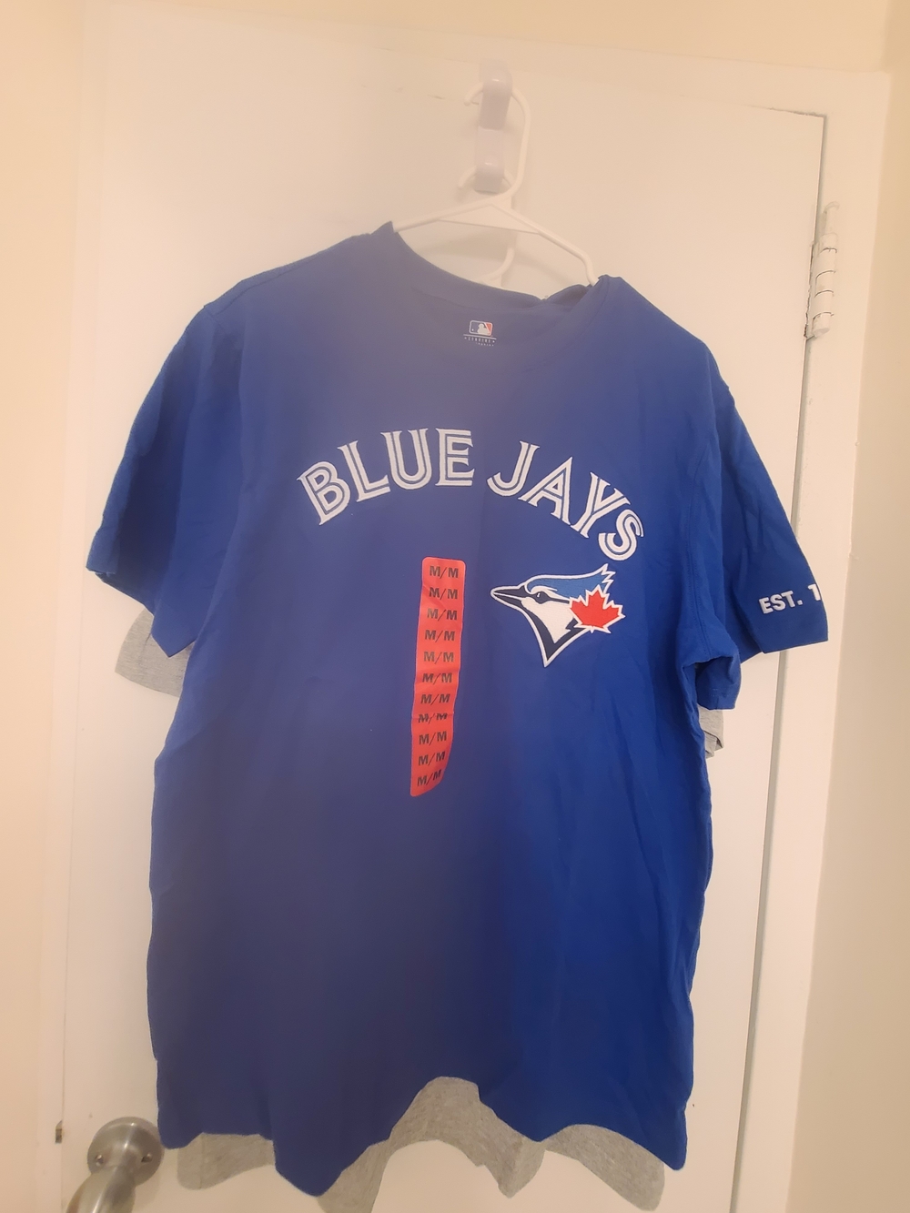 2 X MLB Toronto Blue Jays Royal Blue Logo Tee